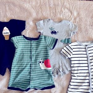 Set of (4) Rompers